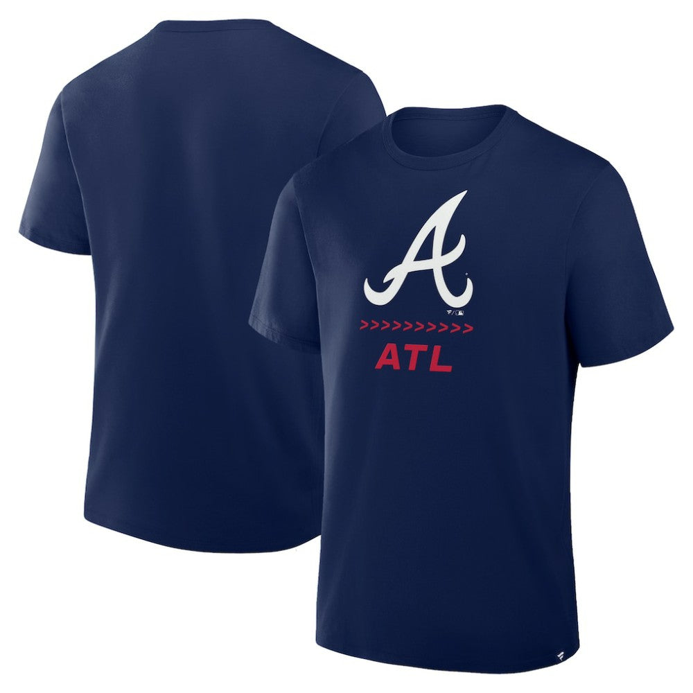 MLB Atlanta Braves Fanatics Clubhouse Legacy Side Swipe T-Shirt