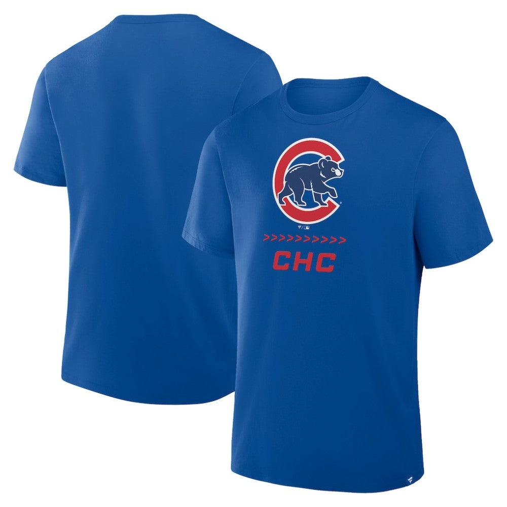 MLB Chicago Cubs Fanatics Clubhouse Legacy Side Swipe T-Shirt