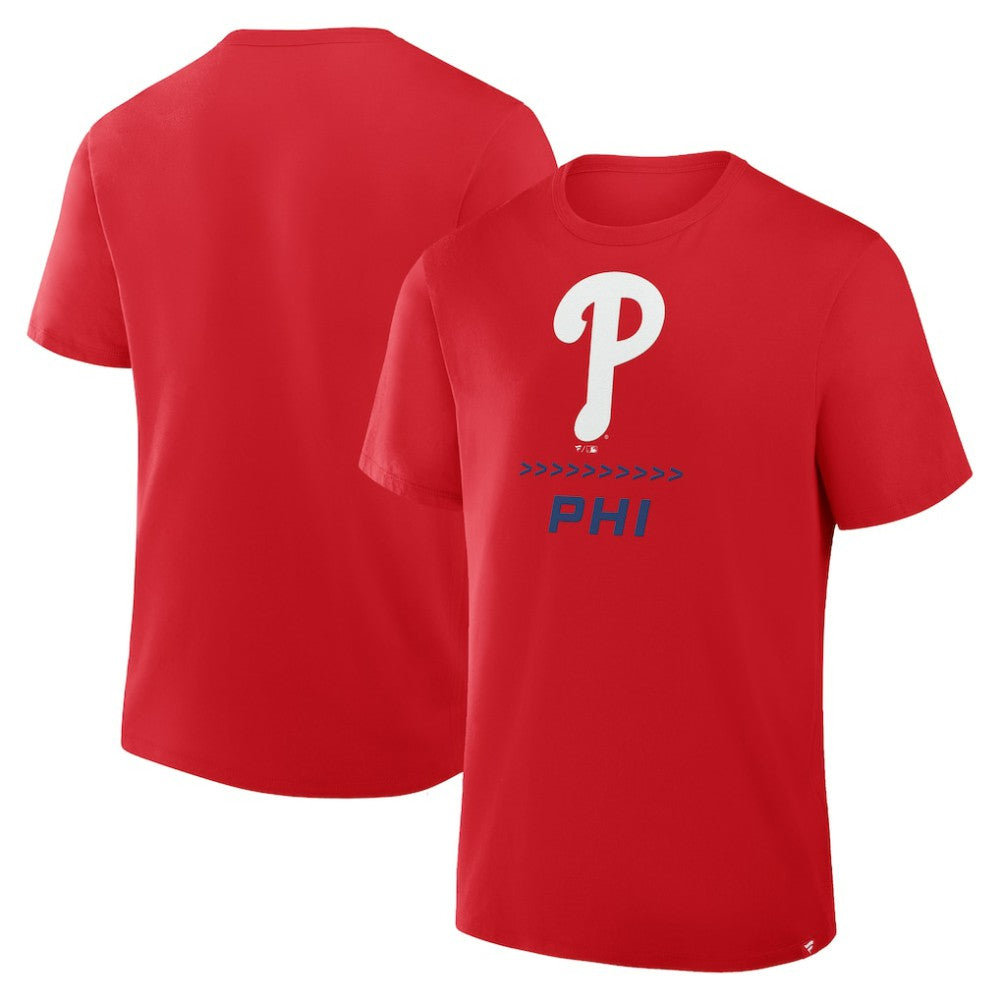 MLB Philadelphia Phillies Fanatics Clubhouse Legacy Side Swipe T-Shirt