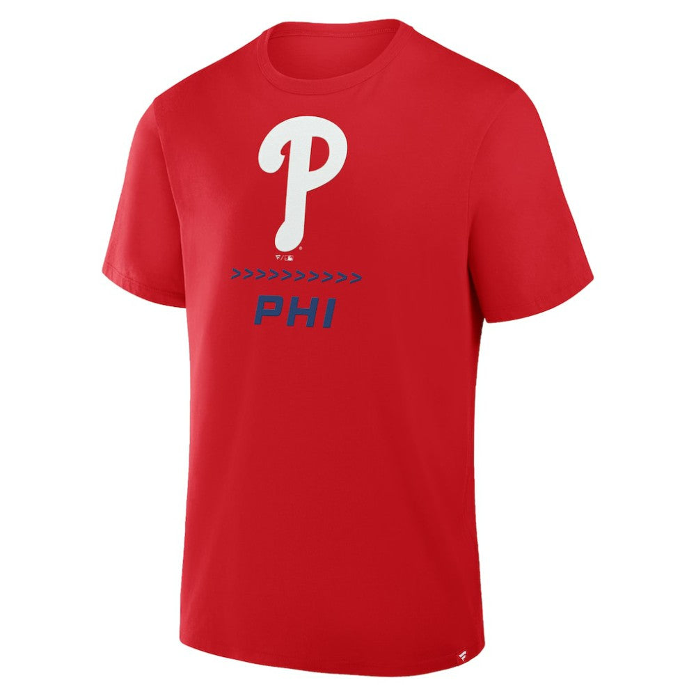MLB Philadelphia Phillies Fanatics Clubhouse Legacy Side Swipe T-Shirt