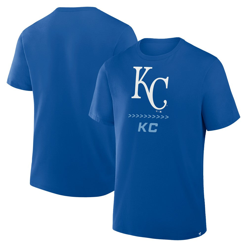 MLB Kansas City Royals Fanatics Clubhouse Legacy Side Swipe T-Shirt