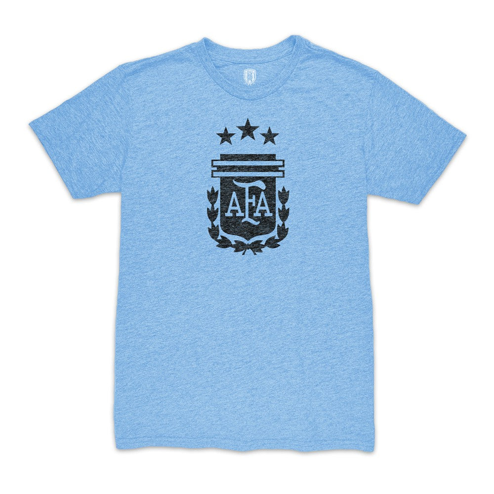 Alejandro Garnacho Argentina National Team 1863FC Player Vintage Tri-Blend T-Shirt -  Light Blue