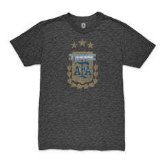 Cristian Romero Argentina National Team 1863FC Player Vintage Tri-Blend T-Shirt -  Black
