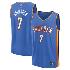 NBA Chet Holmgren Oklahoma City Thunder Fast Break Replica Player Jersey