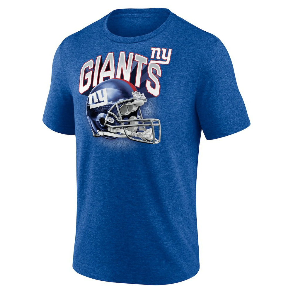 Tri-Blend Helmet End Around T-Shirt - New York Giants