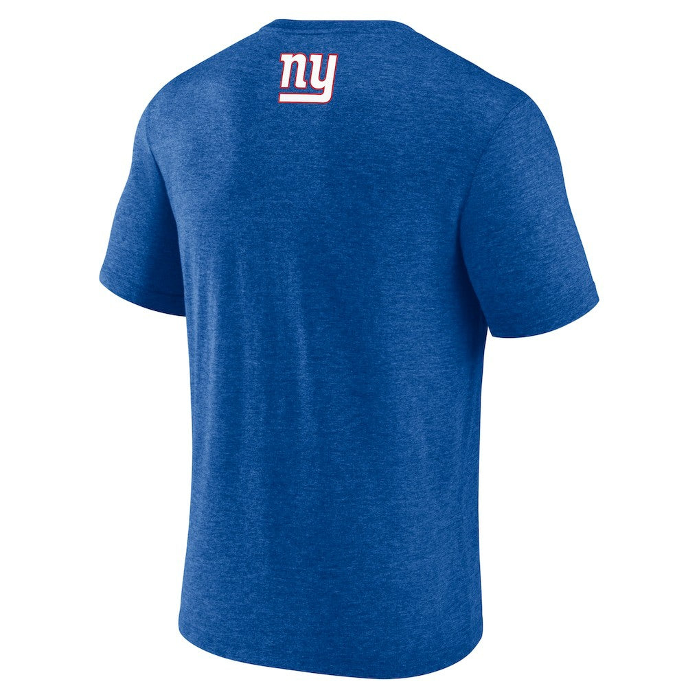 Tri-Blend Helmet End Around T-Shirt - New York Giants