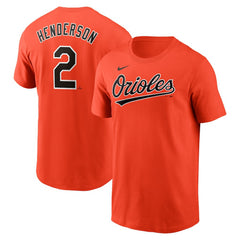 MLB Gunnar Henderson Baltimore Orioles Nike Fuse Name & Number T-Shirt