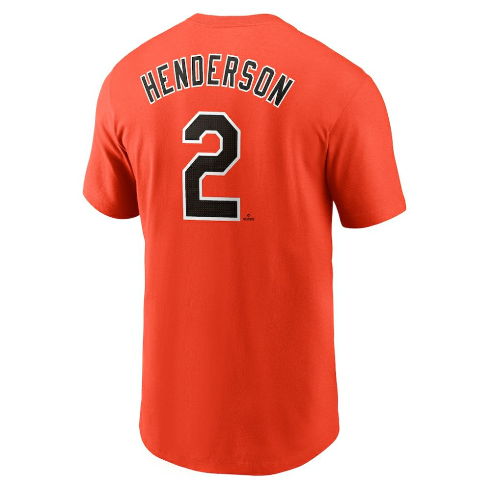 MLB Gunnar Henderson Baltimore Orioles Nike Fuse Name & Number T-Shirt