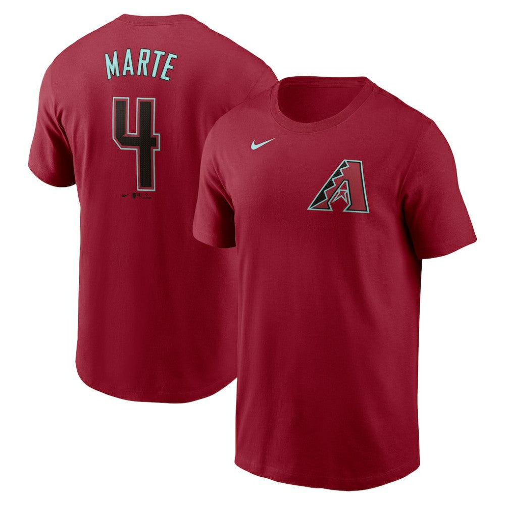 MLB Ketel Marte Arizona Diamondbacks Nike Fuse Name & Number T-Shirt