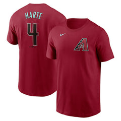 MLB Ketel Marte Arizona Diamondbacks Nike Fuse Name & Number T-Shirt
