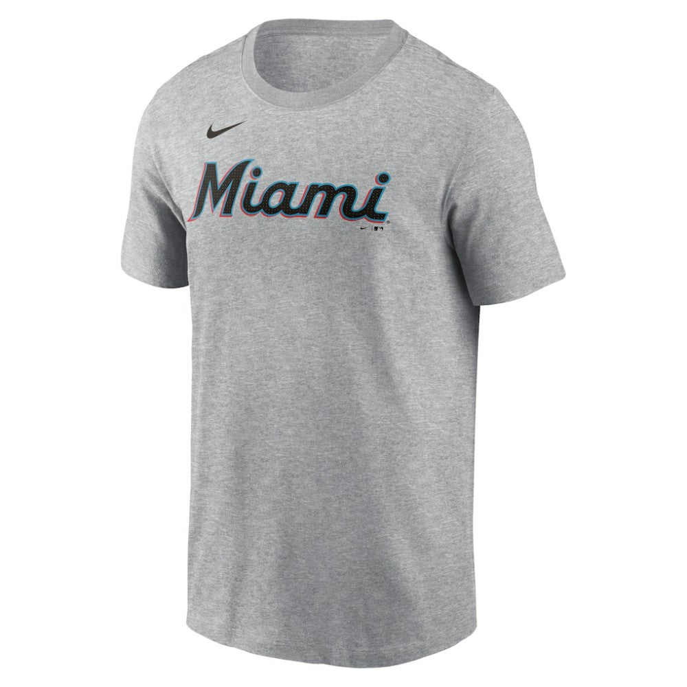 MLB Sandy Alcantara Miami Marlins Nike Fuse Name & Number T-Shirt