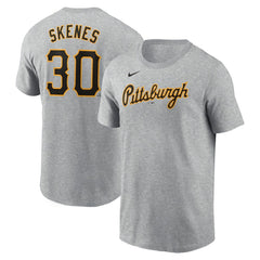 MLB Paul Skenes Pittsburgh Pirates Nike Fuse Name & Number T-Shirt