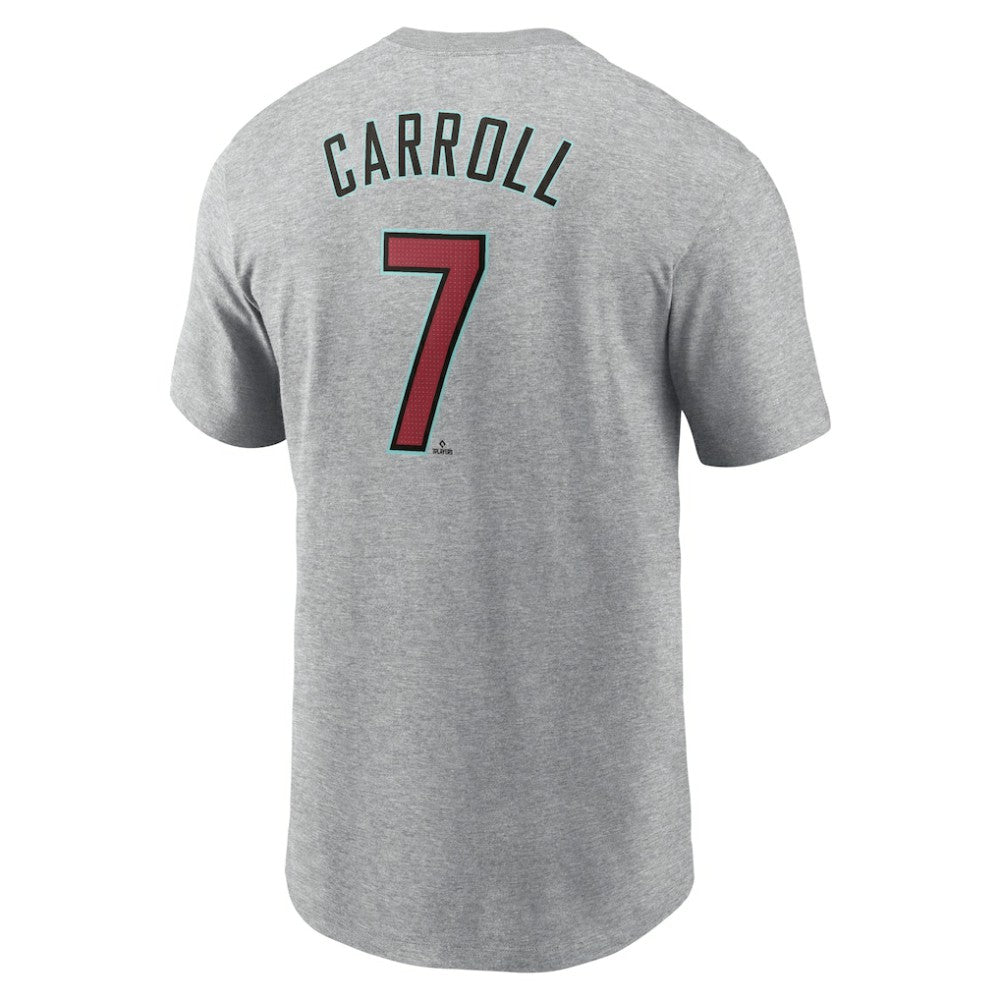 MLB Corbin Carroll Arizona Diamondbacks Nike Fuse Name & Number T-Shirt