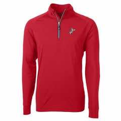 MLB Cincinnati Reds Cutter & Buck Adapt Eco Knit Stretch Recycled Big & Tall Quarter-Zip Pullover Top