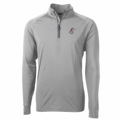 MLB Cincinnati Reds Cutter & Buck Adapt Eco Knit Stretch Recycled Big & Tall Quarter-Zip Pullover Top