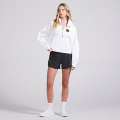 NHL White|White Boston Bruins lululemon Women's Scuba Oversized Half Zip Top