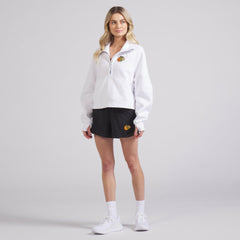 NHL White|White Chicago Blackhawks lululemon Women's Scuba Oversized Half Zip Top