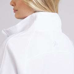 NHL White|White Chicago Blackhawks lululemon Women's Scuba Oversized Half Zip Top