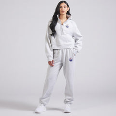 NHL Heather Gray|Heather Gray Edmonton Oilers lululemon Women's Scuba Oversized Half Zip Top