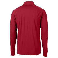 MLB Detroit Tigers Cutter & Buck Patriotic Logo Adapt Eco Knit Stretch Recycled Quarter-Zip Pullover Top