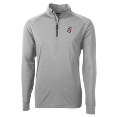 MLB Cincinnati Reds Cutter & Buck Mr. Redlegs Adapt Eco Knit Stretch Recycled Quarter-Zip Pullover Top