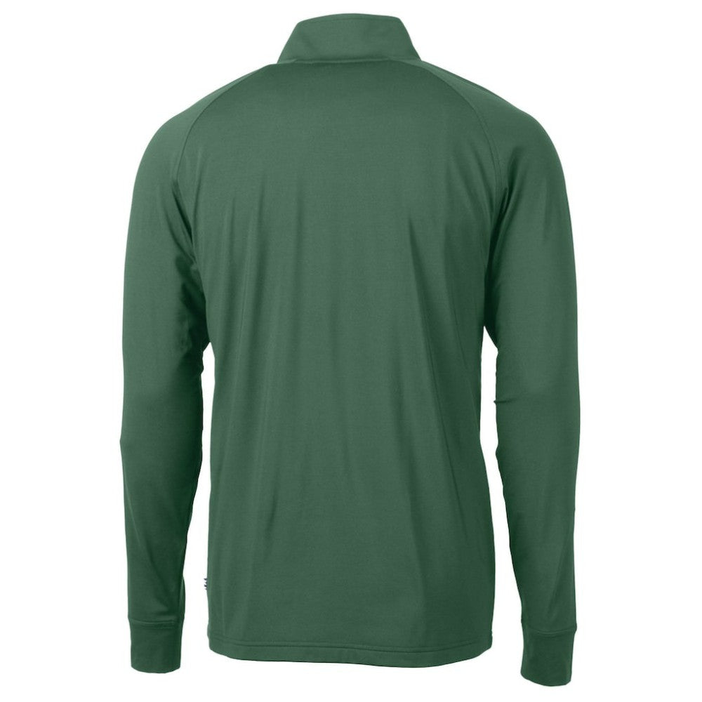 MLB Athletics Cutter & Buck Stomper Adapt Eco Knit Stretch Recycled Quarter-Zip Pullover Top