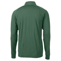 MLB Athletics Cutter & Buck Stomper Adapt Eco Knit Stretch Recycled Quarter-Zip Pullover Top