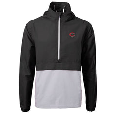 MLB Cincinnati Reds Cutter & Buck Charter Eco Recycled Half-Zip Anorak Jacket
