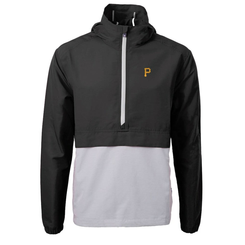 MLB Pittsburgh Pirates Cutter & Buck Charter Eco Recycled Half-Zip Anorak Jacket