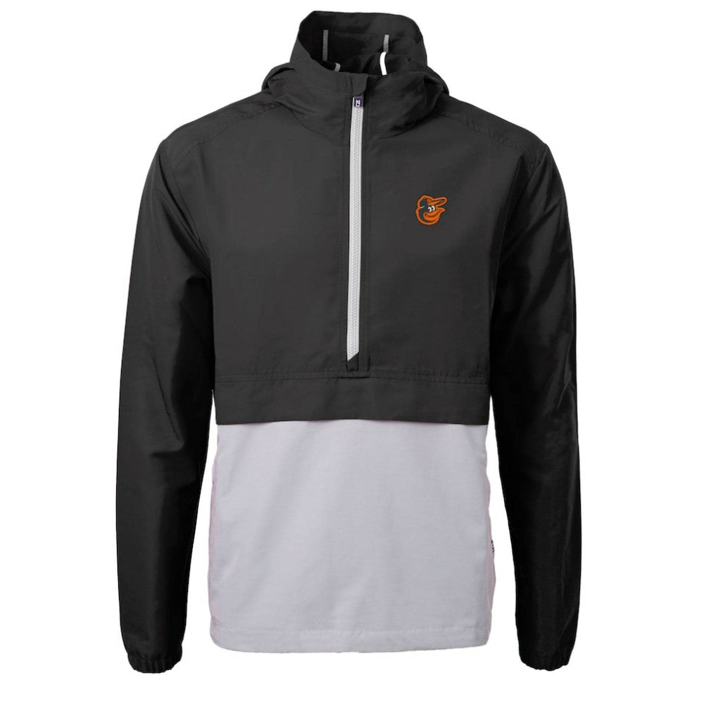 MLB Baltimore Orioles Cutter & Buck Charter Eco Recycled Half-Zip Anorak Jacket
