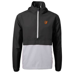 MLB Baltimore Orioles Cutter & Buck Charter Eco Recycled Half-Zip Anorak Jacket
