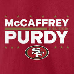 Christian McCaffrey & Brock Purdy  Election Players T-Shirt - San Francisco 49ers
