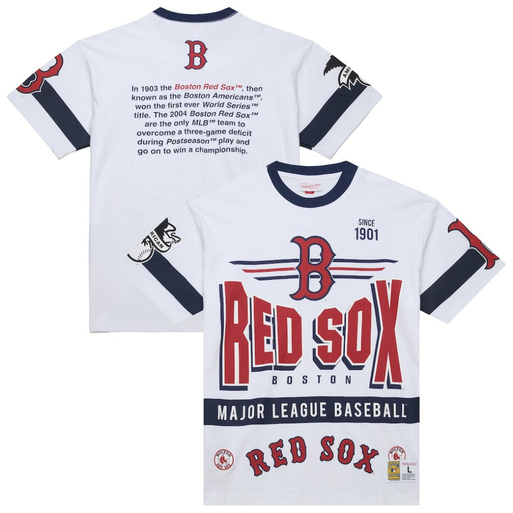 MLB Boston Red Sox Mitchell & Ness Cooperstown Collection Team Origins Premium T-Shirt