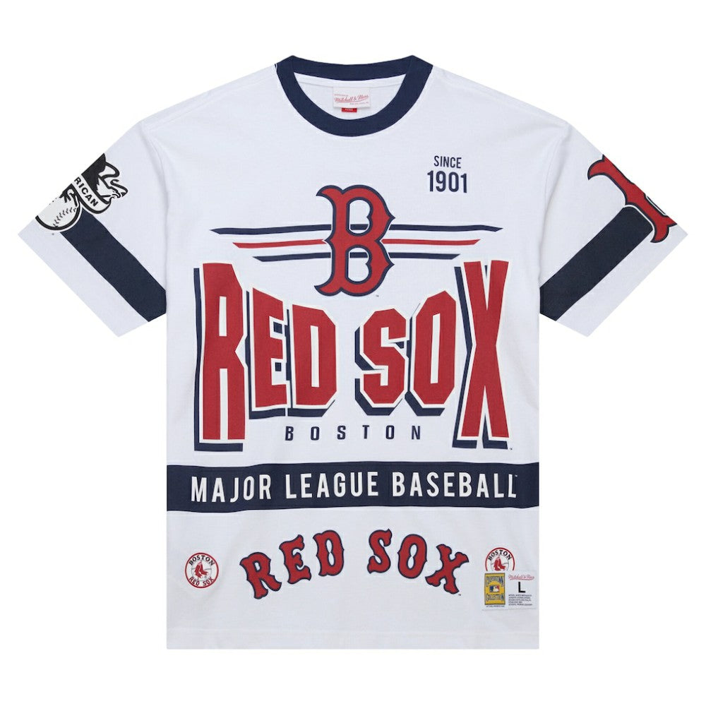 MLB Boston Red Sox Mitchell & Ness Cooperstown Collection Team Origins Premium T-Shirt