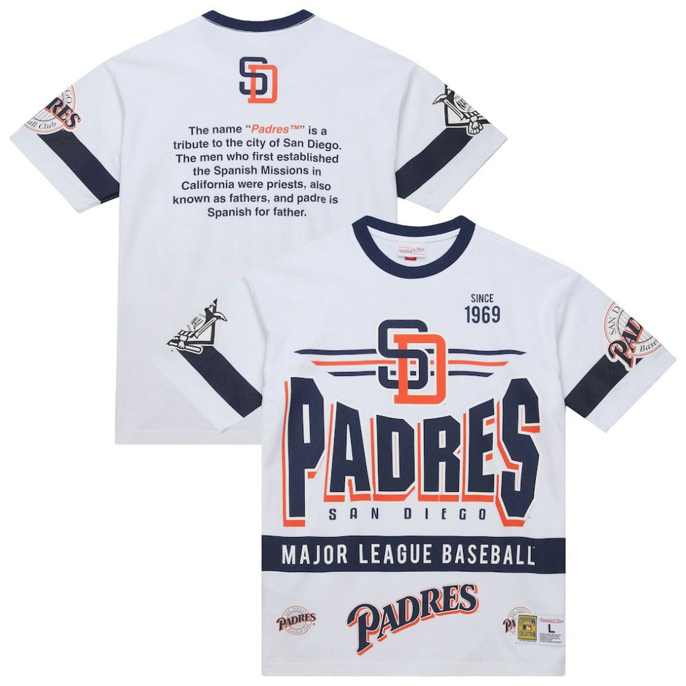 MLB San Diego Padres Mitchell & Ness Cooperstown Collection Team Origins Premium T-Shirt
