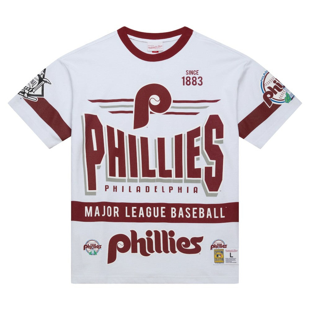 MLB Philadelphia Phillies Mitchell & Ness Cooperstown Collection Team Origins Premium T-Shirt