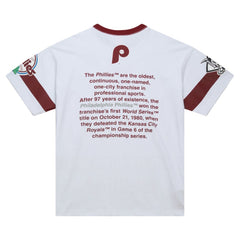 MLB Philadelphia Phillies Mitchell & Ness Cooperstown Collection Team Origins Premium T-Shirt