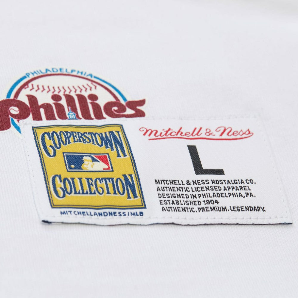 MLB Philadelphia Phillies Mitchell & Ness Cooperstown Collection Team Origins Premium T-Shirt