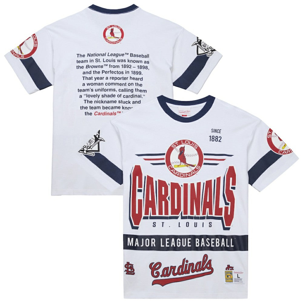 MLB St. Louis Cardinals Mitchell & Ness Cooperstown Collection Team Origins Premium T-Shirt