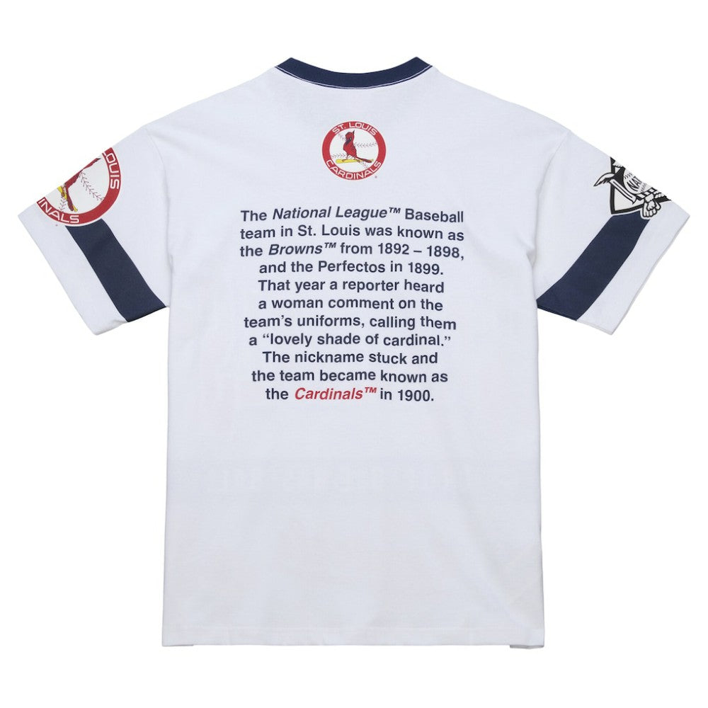 MLB St. Louis Cardinals Mitchell & Ness Cooperstown Collection Team Origins Premium T-Shirt