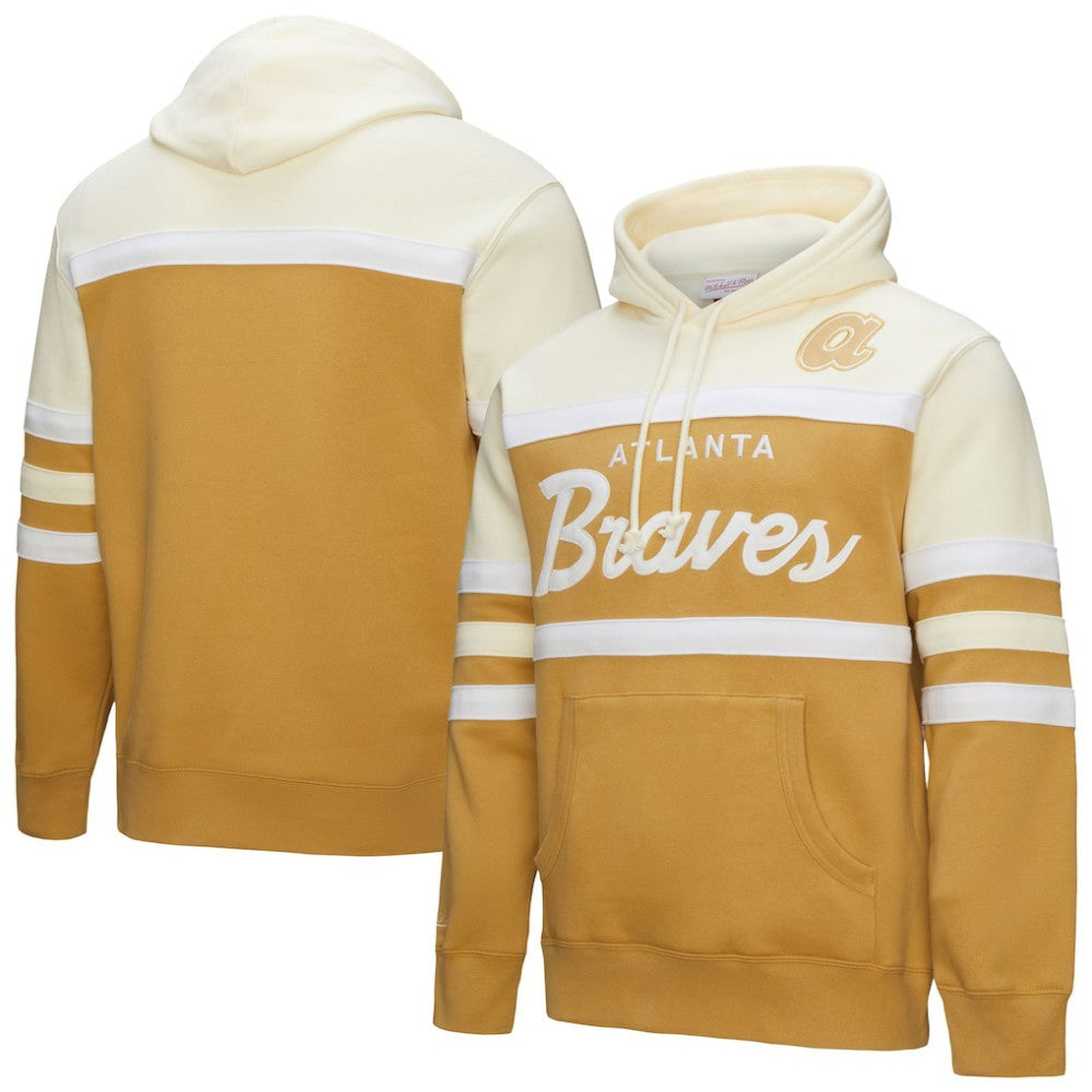 MLB Atlanta Braves Mitchell & Ness Head Coach Pullover Hoodie
