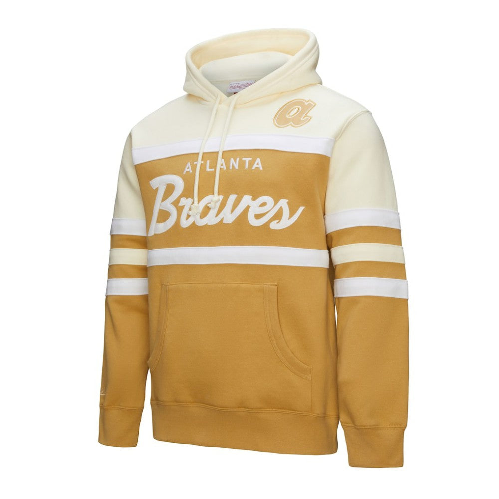 MLB Atlanta Braves Mitchell & Ness Head Coach Pullover Hoodie