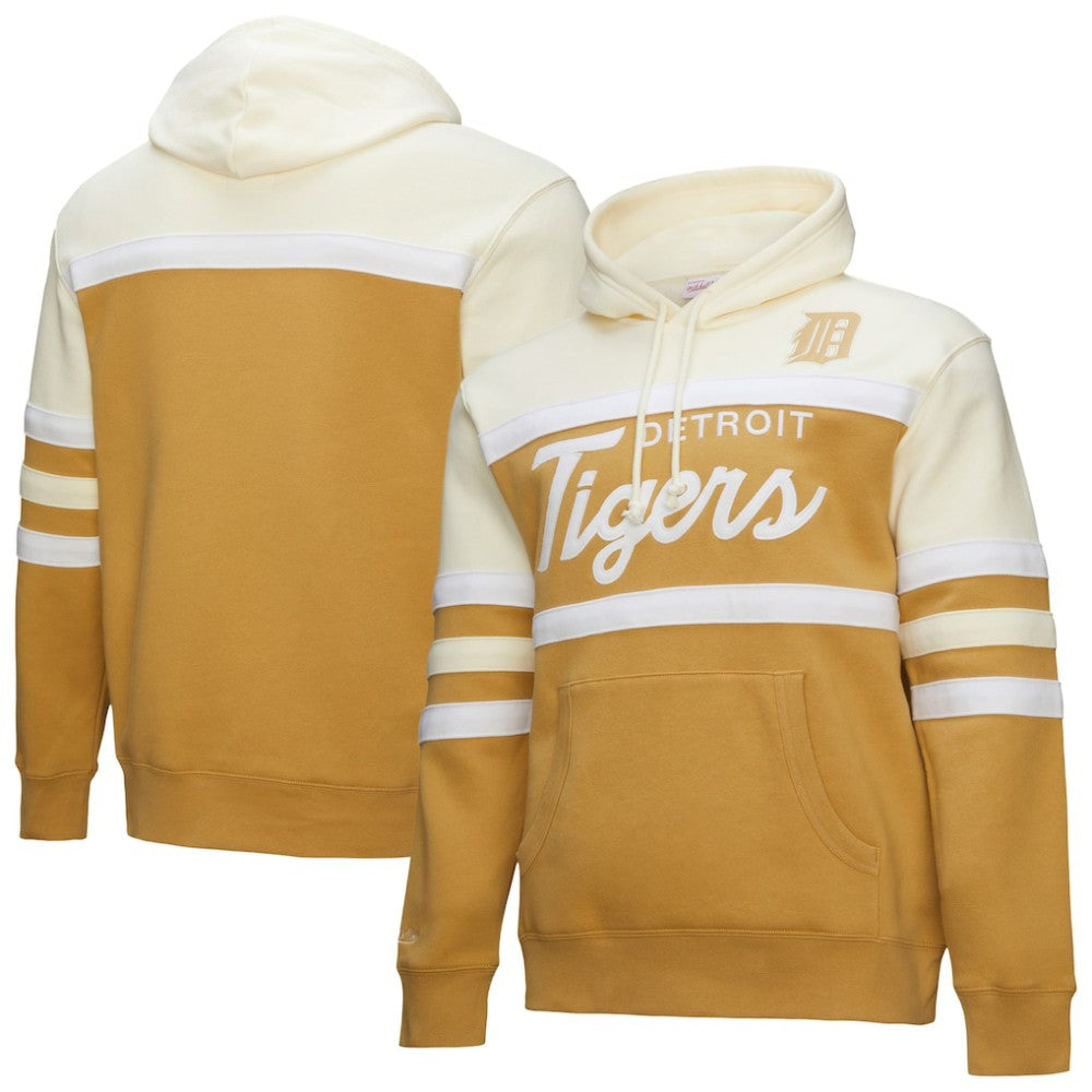 MLB Detroit Tigers Mitchell & Ness Head Coach Pullover Hoodie