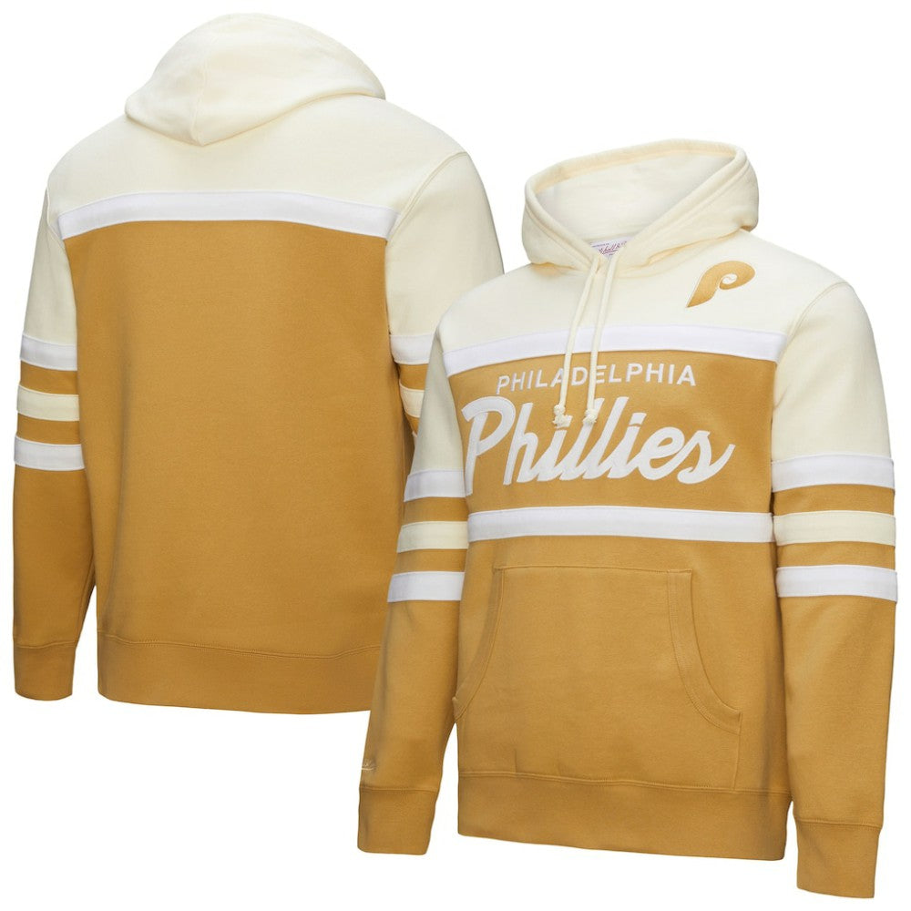 MLB Philadelphia Phillies Mitchell & Ness Head Coach Pullover Hoodie
