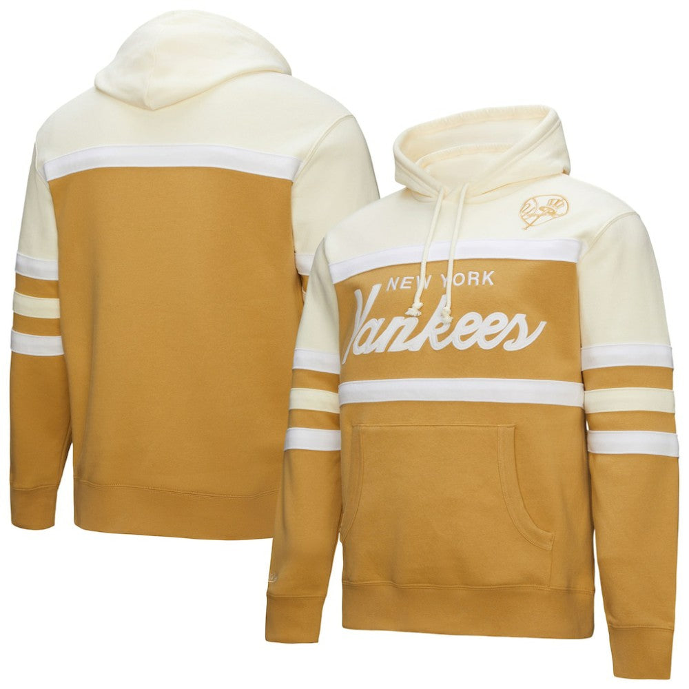 MLB New York Yankees Mitchell & Ness Head Coach Pullover Hoodie