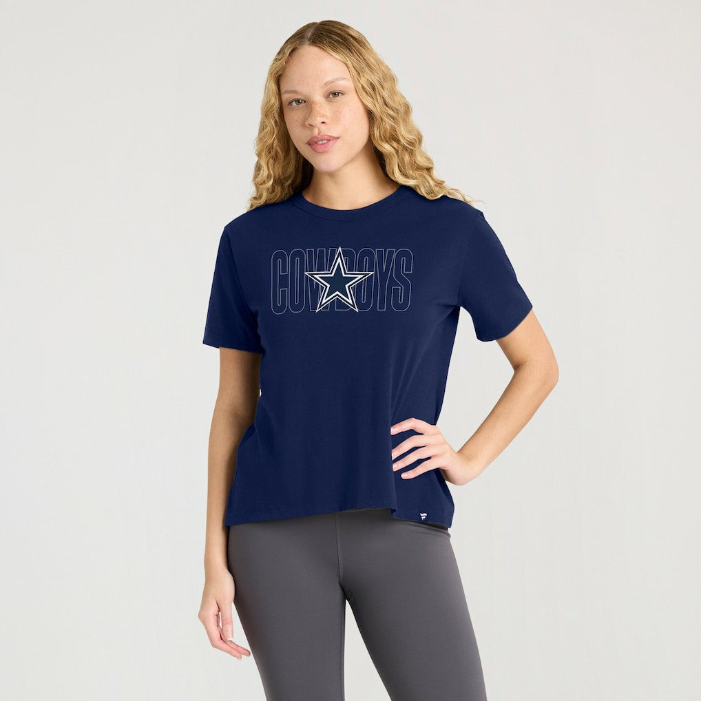 Women's Line Em Up T-Shirt - Dallas Cowboys