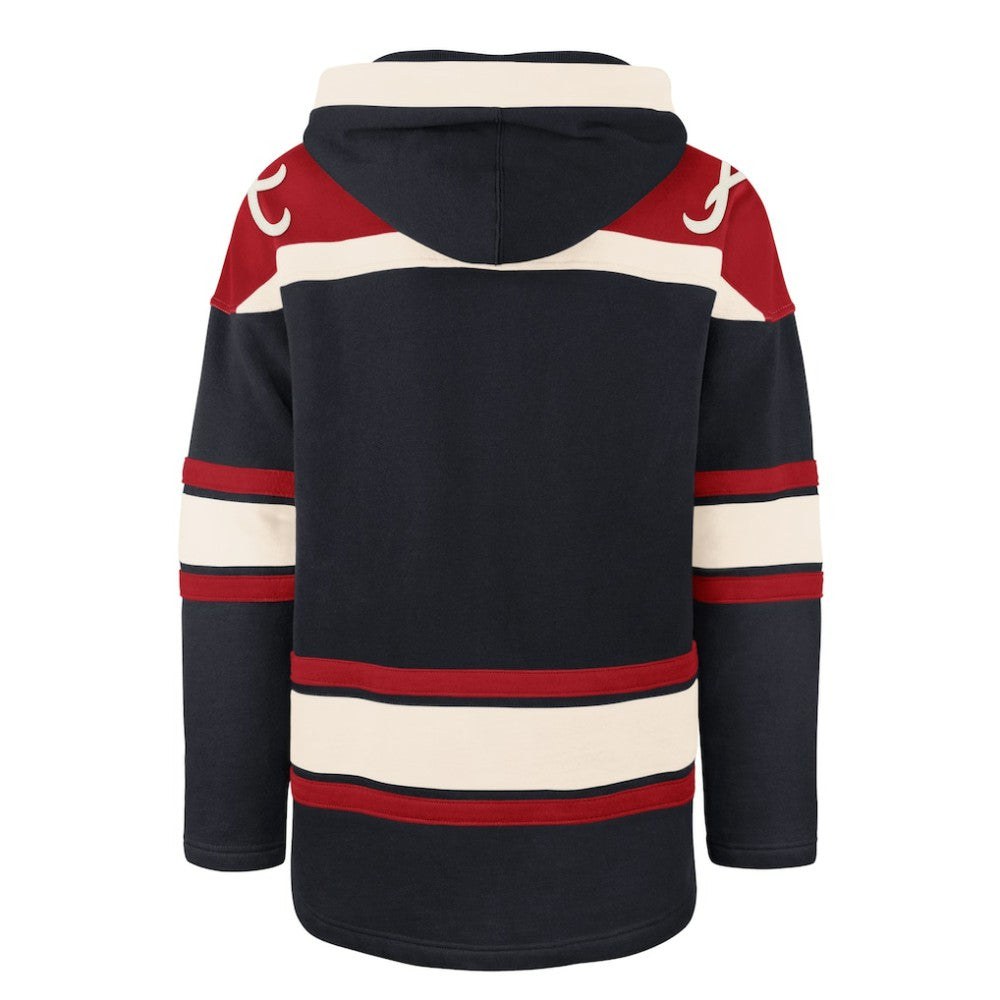 MLB Atlanta Braves '47 Superior Lacer Pullover Hoodie