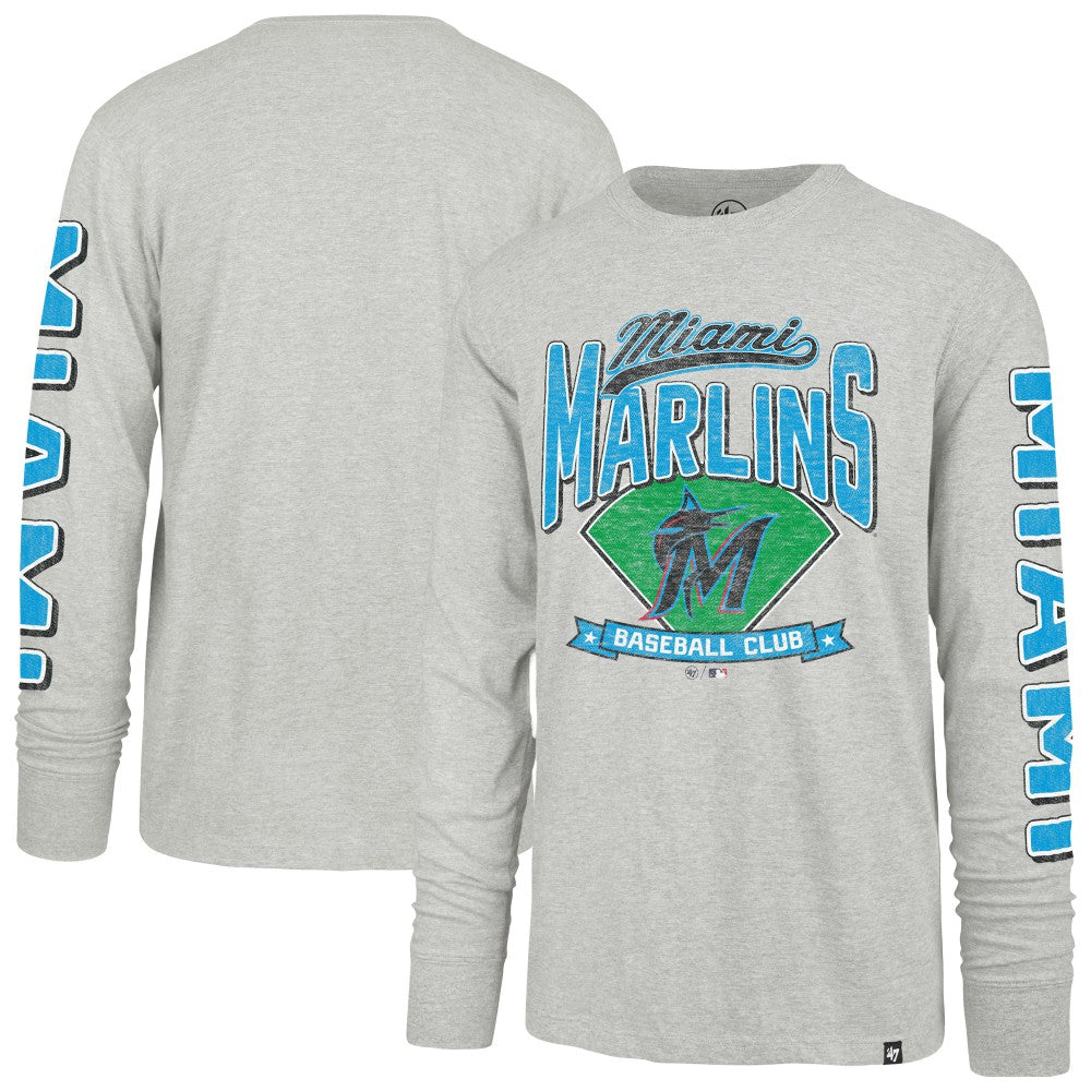 MLB Miami Marlins '47 Fair Ball Franklin Long Sleeve T-Shirt