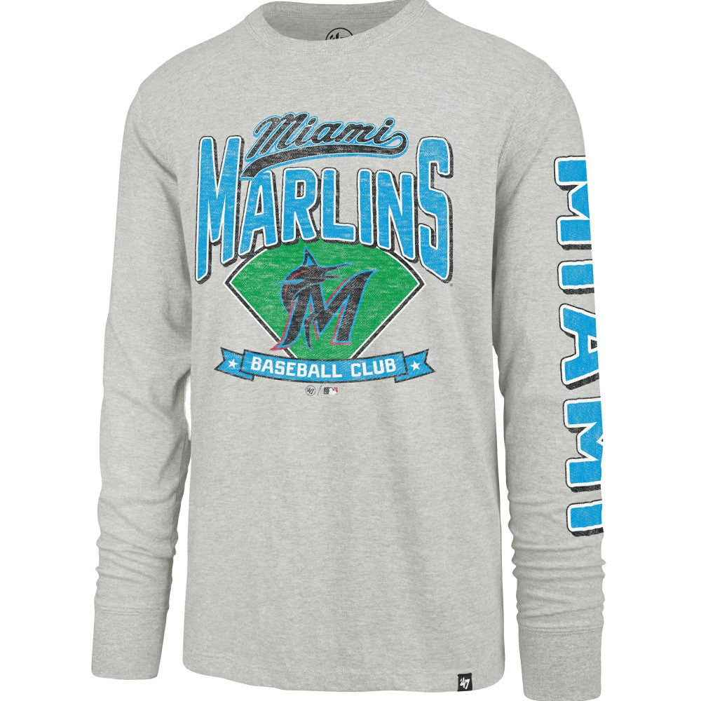 MLB Miami Marlins '47 Fair Ball Franklin Long Sleeve T-Shirt