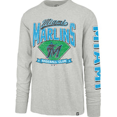 MLB Miami Marlins '47 Fair Ball Franklin Long Sleeve T-Shirt